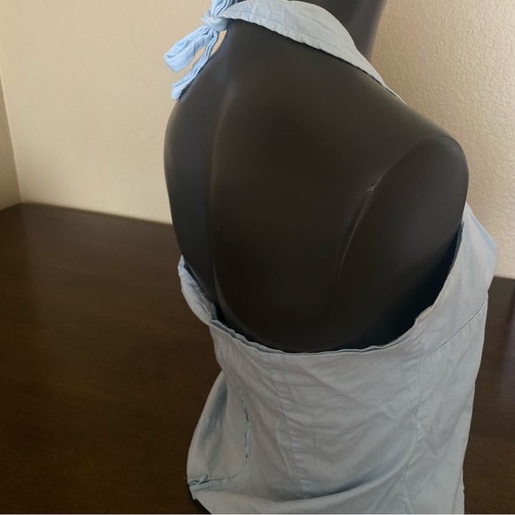 light blue halter top - Picture 9 of 10